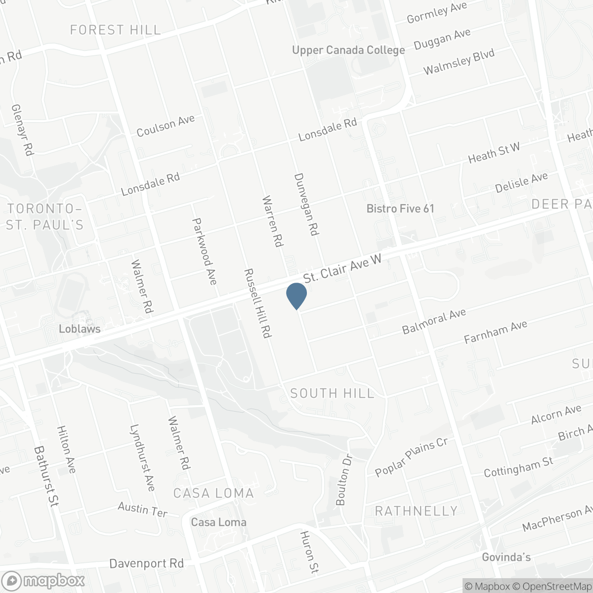 67 WARREN ROAD, Toronto, Ontario M4V 2R9